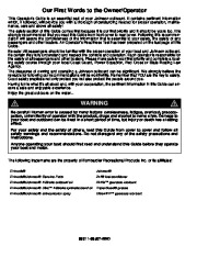 2006 Johnson 25 hp E4 EL4 4-Stroke Outboard Owners Manual, 2006 page 2