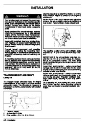 2006 Johnson 25 hp E4 EL4 4-Stroke Outboard Owners Manual, 2006 page 48