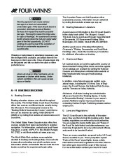 2011 Four Winns V265 V285 Boat Owners Manual, 2011 page 24