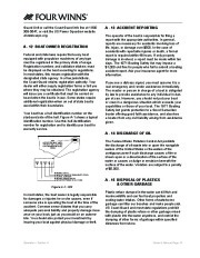 2011 Four Winns V265 V285 Boat Owners Manual, 2011 page 25