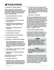 2011 Four Winns V265 V285 Boat Owners Manual, 2011 page 36