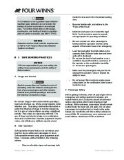 2011 Four Winns V265 V285 Boat Owners Manual, 2011 page 37