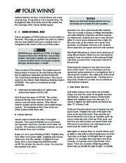 2011 Four Winns V265 V285 Boat Owners Manual, 2011 page 43
