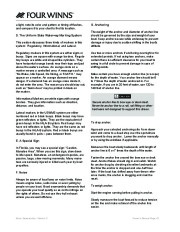 2011 Four Winns V265 V285 Boat Owners Manual, 2011 page 44