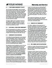 2011 Four Winns V265 V285 Boat Owners Manual, 2011 page 47