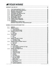 2011 Four Winns V265 V285 Boat Owners Manual, 2011 page 5
