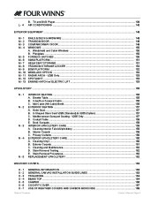 2011 Four Winns V265 V285 Boat Owners Manual, 2011 page 8