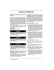 2004 Johnson 25 30 hp PL4 4-Stroke Outboard Owners Manual, 2004 page 4