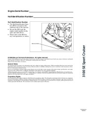 2009 Maxum 3100 SE Sport Cruiser Owners Manual Guide, 2009 page 3