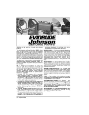 2005 Johnson 3.5 hp R 2-Stroke Outboard Owners Manual, 2005 page 44
