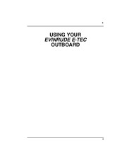 2005 Evinrude 40 50 60 hp E-TEC EL PL Outboard Motor Owners Manual, 2005 page 11