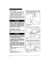 2005 Evinrude 40 50 60 hp E-TEC EL PL Outboard Motor Owners Manual, 2005 page 30