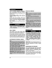 2005 Evinrude 40 50 60 hp E-TEC EL PL Outboard Motor Owners Manual, 2005 page 40