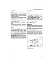 2005 Evinrude 40 50 60 hp E-TEC EL PL Outboard Motor Owners Manual, 2005 page 45