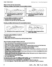 2009 Maxum 2900 SE Sport Cruiser Owners Manual Guide, 2009 page 14