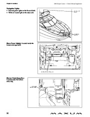 2009 Maxum 2900 SE Sport Cruiser Owners Manual Guide, 2009 page 36
