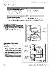 2009 Maxum 2900 SE Sport Cruiser Owners Manual Guide, 2009 page 42