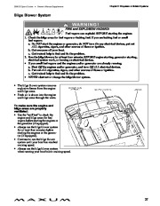 2009 Maxum 2900 SE Sport Cruiser Owners Manual Guide, 2009 page 43