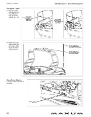 2009 Maxum 2500 SE Sport Cruiser Boat Owners Manual Guide, 2009 page 32