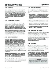 2006-2008 Four Winns Funship 194 204 214 224 234 244 264 274 Boat Owners Manual, 2006,2007,2008 page 20