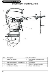 2009 Evinrude 65 hp E-TEC WRL WRY Commercial Outboard Boat Motor Owners Manual, 2009 page 15