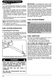 2009 Evinrude 65 hp E-TEC WRL WRY Commercial Outboard Boat Motor Owners Manual, 2009 page 19
