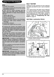 2009 Evinrude 65 hp E-TEC WRL WRY Commercial Outboard Boat Motor Owners Manual, 2009 page 27