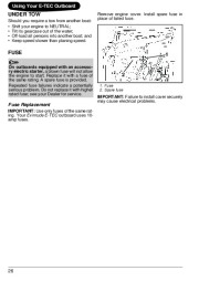 2009 Evinrude 65 hp E-TEC WRL WRY Commercial Outboard Boat Motor Owners Manual, 2009 page 29