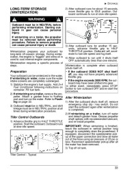 2009 Evinrude 65 hp E-TEC WRL WRY Commercial Outboard Boat Motor Owners Manual, 2009 page 36