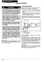 2009 Evinrude 65 hp E-TEC WRL WRY Commercial Outboard Boat Motor Owners Manual, 2009 page 41