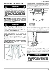 2009 Evinrude 65 hp E-TEC WRL WRY Commercial Outboard Boat Motor Owners Manual, 2009 page 42