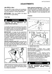 2009 Evinrude 65 hp E-TEC WRL WRY Commercial Outboard Boat Motor Owners Manual, 2009 page 44