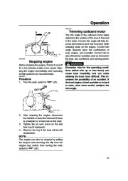 Yamaha Motor Owners Manual, 2005 page 39