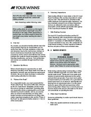 Four Winns F-Series Boat Owners Manual, 2011 page 37