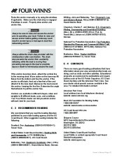 Four Winns F-Series Boat Owners Manual, 2011 page 44