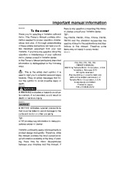 Yamaha Motor Owners Manual, 2008 page 3