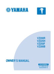 2008 Yamaha Outboard VZ200R VZ225H VZ250F VZ300B Boat Motor Owners Manual page 1