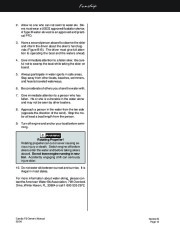 Four Winns Funship 214 234 254 Boat Owners Manual, 2002 page 33