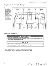 2009 Maxum 3700 SY Sport Yacht Supplement Guide, 2009 page 36