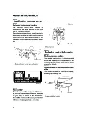 Yamaha Motor Owners Manual, 2006 page 6