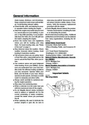 Yamaha Motor Owners Manual, 2006 page 8