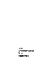 2010 Evinrude 65 hp E-TEC WRL WRY Outboard Boat Motor Owners Manual, 2010 page 1