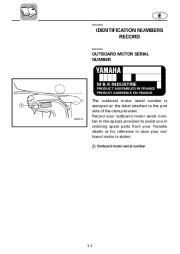 Yamaha Motor Owners Manual, 2004 page 6