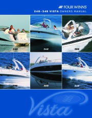2004-2008 Four Winns Vista 248 268 288 288 298 328 348 Boat Owners Manual, 2004,2005,2006,2007,2008 page 1