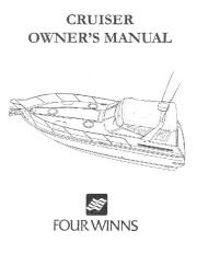 Four Winns 235 265 285 315 325 365 Owners Manual page 1