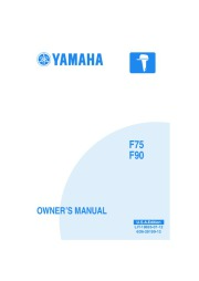 2006 Yamaha Outboard F75 F90 Motor Owners Manual page 1