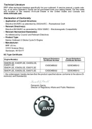 2009 Evinrude 40 50 60 hp E-TEC RT TL SL Outboard Boat Motor Owners Manual, 2009 page 13