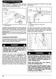 2009 Evinrude 40 50 60 hp E-TEC RT TL SL Outboard Boat Motor Owners Manual, 2009 page 29