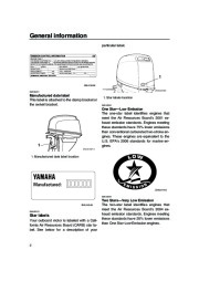 Yamaha Motor Owners Manual, 2005 page 8