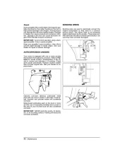 2005 Johnson 9.9 15 hp EL4 4-Stroke Outboard Owners Manual, 2005 page 44